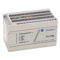 ALLEN BRADLEY 1761-L10BWA MICROLOGIX 1000, 120/240V AC POWER, (6) 24V DC DIGITAL INPUTS, (4) RELAY OUTPUTS