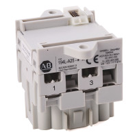 ALLEN BRADLEY 194L-A25-1753 CONTROL AND LOAD SWITCH, BASE/DIN-RAIL MOUNTING, 25A, ON-OFF SWITCH, 90 DEGREES, 0-1, 0H.9, 3 POLES