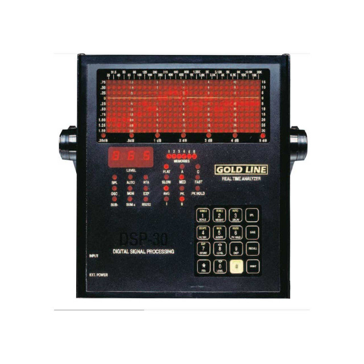 GOLD LINE ANALYZER PORTABLE DIGITAL RTA GOLD LINE ANALYZER PORTABLE DIGITAL RTA