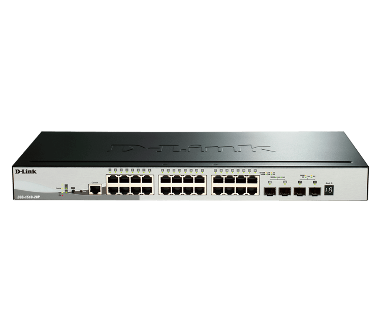 Коммутатор D-Link DGS-1510-28P-A1A,