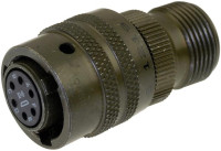 AMPHENOL PT06A-10-6S PT06A SERIES (MS3116) STRAIGHT PLUGS, STRAIGHT BODY STYLE, SOLDER TERMINATION, 10 SHELL SIZE, 10-6 INSERT ARRANGEMENT, PLUG GENDER, 6 CONTACTS