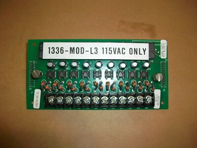 ALLEN BRADLEY 120673 INTERFACE BOARD LOGIC 115VAC ALLEN BRADLEY 120673 INTERFACE BOARD LOGIC 115VAC