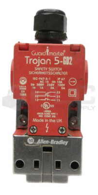 ALLEN BRADLEY 440K-T11214 TONGUE SWITCHES TROJAN 5 GD2 REAR ENTRYSAFETY CONTACTS 2NC AUXILIARY CONTACTS 1NO MBB STANDARD ACTUATOR NPT