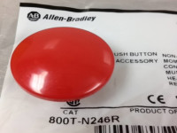 ALLEN BRADLEY 800T-N246R 800T NON-ILLUM. PLASTIC MUSHROOM CAP,RED