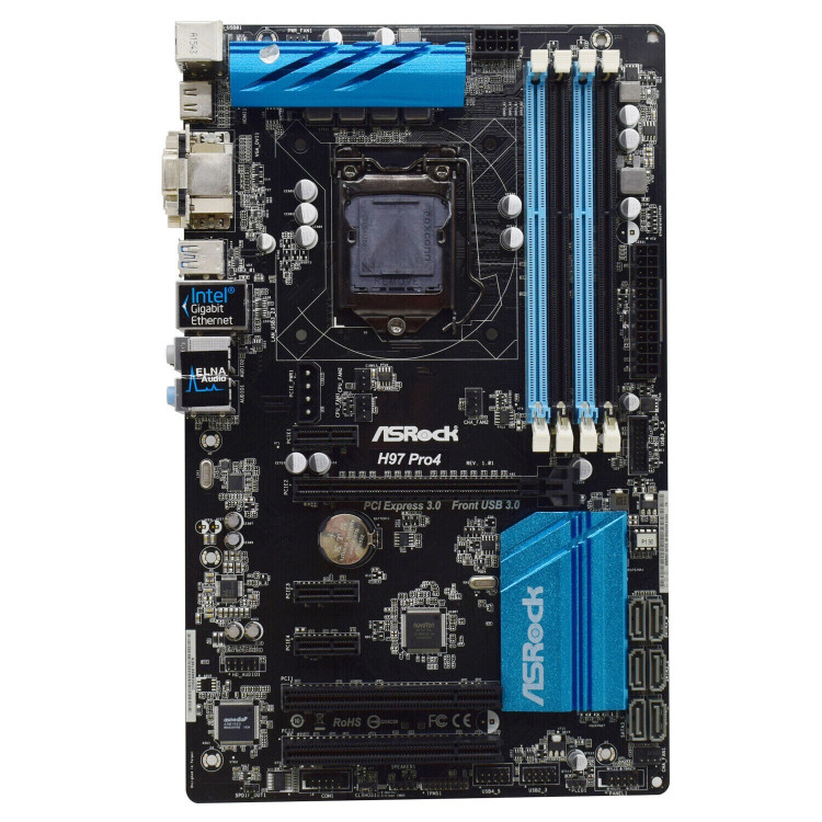 MB ASRock H97 Pro4 Socket 1150, Intel H97, PCI-Ex16 (4 x DDR3) MB ASRock H97 Pro4 Socket 1150, Intel H97, PCI-Ex16 (4 x DDR3)