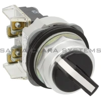 ALLEN BRADLEY 800T-H2A2 30.5MM TYPE 4/13 2 POS SEL. SWITCH-NON-ILLUM., WHITE, STD. KNOB MAINT., 2 NO