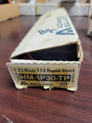ADVANCE BALLAST HM1P30TPM (MIN ORD MAY BE REQ) MAG BALLAST (1) F30T12 RS 120V ADVANCE BALLAST HM1P30TPM (MIN ORD MAY BE REQ) MAG BALLAST (1) F30T12 RS 120V