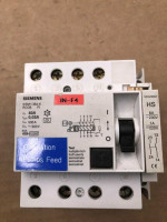 SIEMENS 5SM1-354-6  RCCIRCUITBREAKER 4 POLE 40A 500VAC