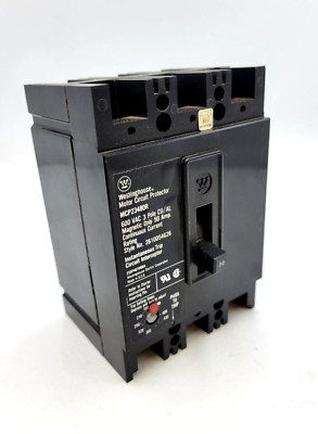 WESTINGHOUSE MCP23480R CIRCUIT BREAKER 50AMP 3POLE 600V MOTOR PROTECTOR WESTINGHOUSE MCP23480R CIRCUIT BREAKER 50AMP 3POLE 600V MOTOR PROTECTOR