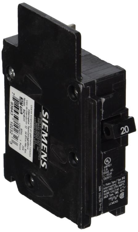 BREAKER BQ 1P 20A 120V 65KA
