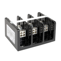 ALLEN BRADLEY 1492-PD3263 1492 POWER BLOCK, POWER DISTRIBUTION BLOCK, 3-POLE, ALUMINUM, 2 OPENINGS LINE SIDE, 6 OPENINGS LOAD SIDE, 350 AMPS