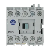 ALLEN BRADLEY 100-M05NKD3S CONTACTOR, IEC, MINI, 5A, 24V 50HZ / 24V 60HZ, 1 N.O. AUX.