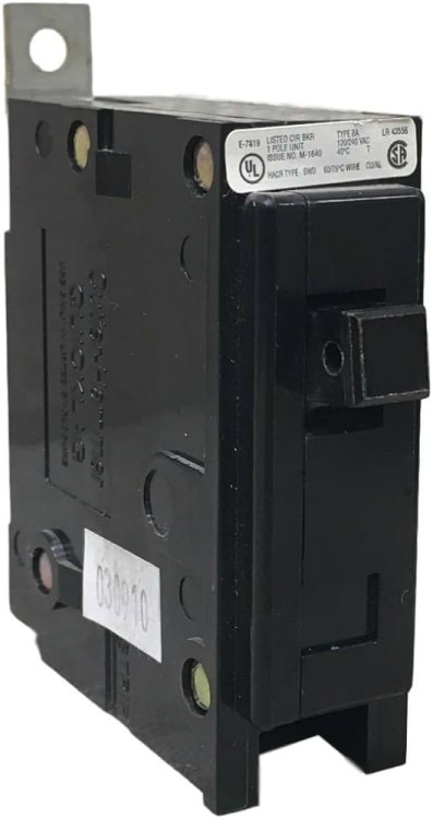 CIRCUIT BREAKER 15AMP 1POLE 250VAC CIRCUIT BREAKER 15AMP 1POLE 250VAC