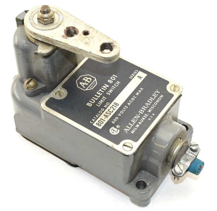 ALLEN BRADLEY 801-ASC218 SWITCH,LIMIT 120V/6 A - 600V/1.2 A ALLEN BRADLEY 801-ASC218 SWITCH,LIMIT 120V/6 A - 600V/1.2 A
