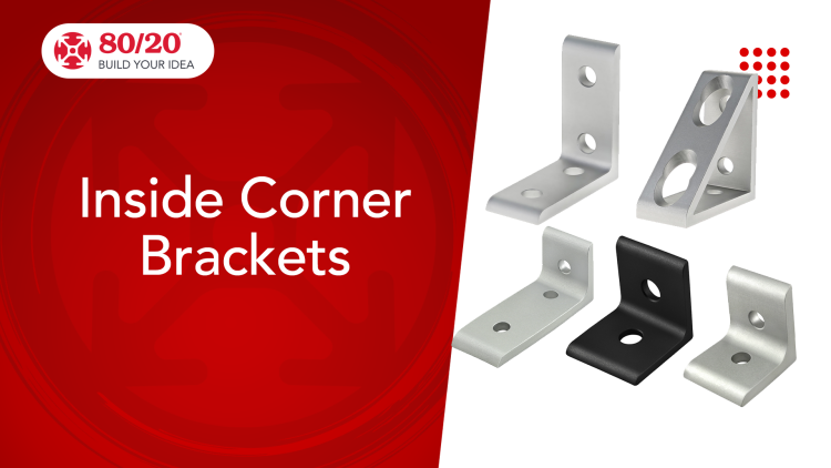 80 20 4303 15 S 4 HOLE INSIDE CORNER BRACKET