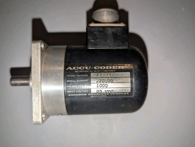 ACCU CODER 725-OC ENCODER 6/30VDC 7PIN 600 PULSES PER REV ACCU CODER 725-OC ENCODER 6/30VDC 7PIN 600 PULSES PER REV