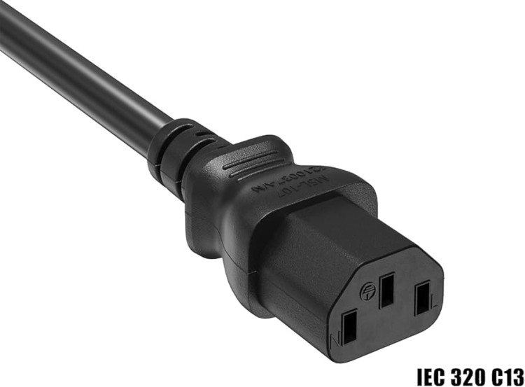 ACCU SORT 1000056306 T&L ACCESSORY, POWER CORD,IEC603020 C-13 SOCKET TO FLYING LEADS,30FT