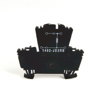 ALLEN BRADLEY 1492-H2RC001 FINGER-SAFE DOUBLE CIRCUIT RESISTOR BLOCK, PRECISION WIREWOUND FIXED RESISTOR, 30 - 12 AWG, BLACK,