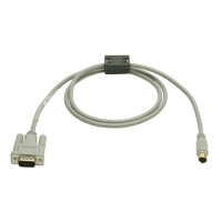 CABLE BETWEEN MELSEC FX PLCS RS422 (8PIN MINI-DIN) AND GOT1000 HMIS RS422; 3M