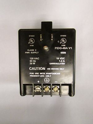 ALLEN BRADLEY 2755-PW46 POWER SUPPLY ADAPTASCAN 24VDC OUT 120VAC/60HZ IN