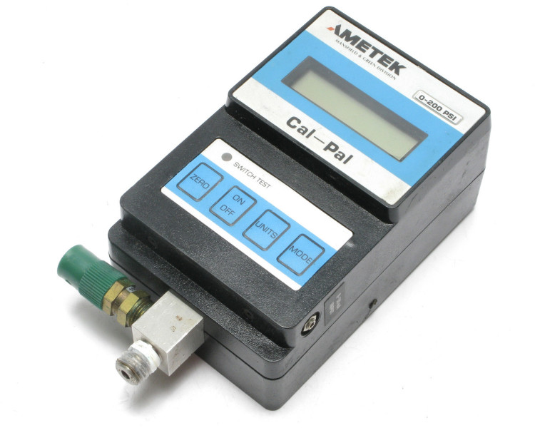 AMETEK CP-200 PRESSURE INDICATOR 200PSI CAL-PAL ELECTRONIC