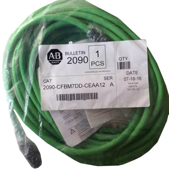 ALLEN BRADLEY 2090-CFBM7DD-CEAA09 MP-SERIES 9M SERVO FEEDBACK CABLE ALLEN BRADLEY 2090-CFBM7DD-CEAA09 MP-SERIES 9M SERVO FEEDBACK CABLE
