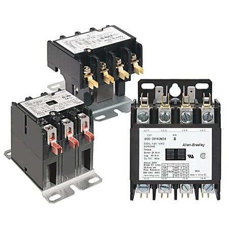 ALLEN BRADLEY 400-DP40NA3 400 DEFINITE PURPOSE CONTACTOR, 40A, 208/240V 50/60HZ, 3 POLES ALLEN BRADLEY 400-DP40NA3 400 DEFINITE PURPOSE CONTACTOR, 40A, 208/240V 50/60HZ, 3 POLES