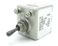 AIRPAX AP12-1-72-203 CIRCUIT PROTECTOR, HYD-MAG, 2P, 240V 20A; INPUT VOLTAGE VAC:240V; NO. OF POLES:2; CURRENT RATING:20A; INTERRUPTING CAPACITY:1KA; DIELECTRIC STRENGTH:1