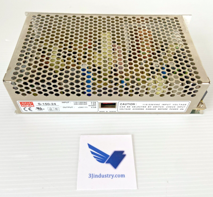POWER SUPPLY 24VDC 6.5AMP OUT 110-120/220-240VAC