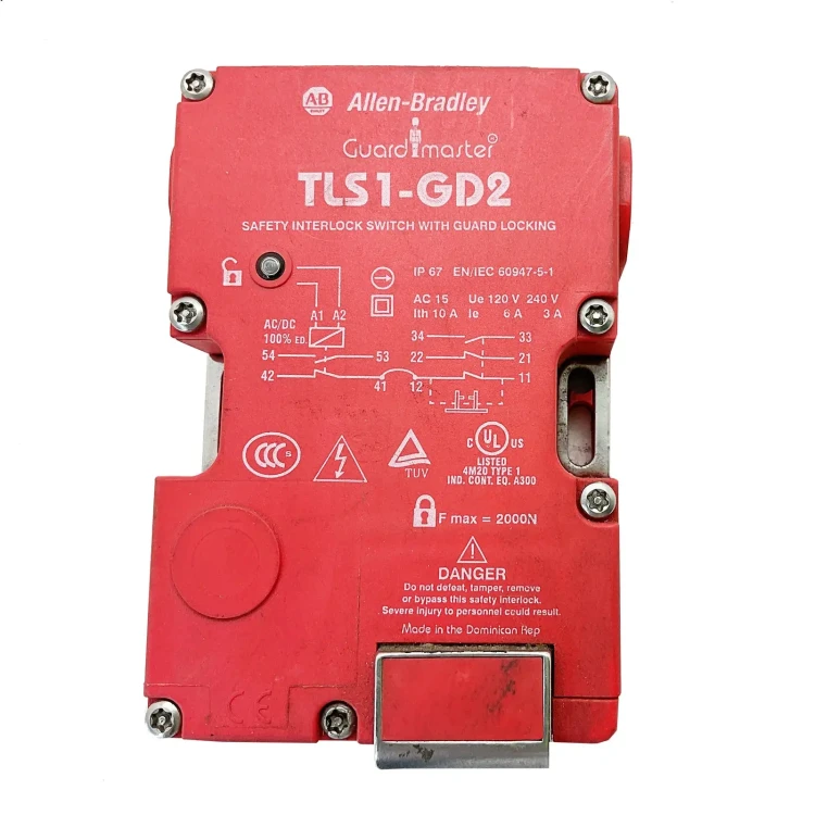 ALLEN BRADLEY TLS1-GD2 MODEL NUMBER ONLY SAFETY INTERLOCK ALLEN BRADLEY TLS1-GD2 MODEL NUMBER ONLY SAFETY INTERLOCK