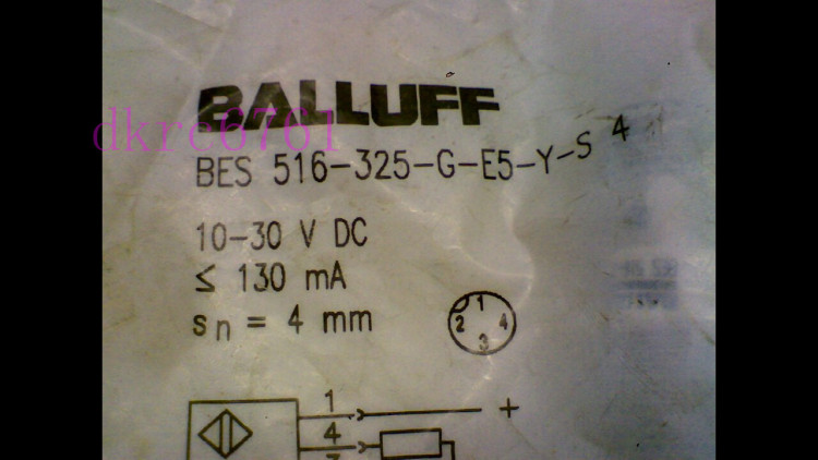 BALLUFF BES-516-325-G-E5-...  PROXIMITY SWITCH INDUCTIVE 3.2MM RANGE