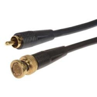 CABLE RG59A COAXIAL RCA MALE BNC MALE 1.0