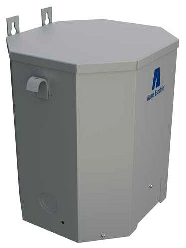 ACME ELECTRIC T-2-53518-3S DISTRIBUTION TRANSFORMER 240 X 480 PRIMARY VOLTS 120/240 SECONDARY VOLTS - FOUR WINDINGS