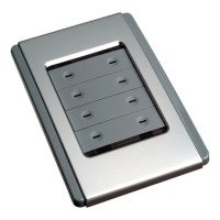 GROUPE SCHNEIDER SLC5058NLGB  KEYPAD NEO 15-36VDC 22MA 8/BUTTON GB/ALUM