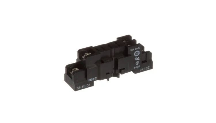 IDEC SH1B-05 RELAY SOCKET 10AMP 300V 5BLADE DIN-RAIL SCREW TERM IDEC SH1B-05 RELAY SOCKET 10AMP 300V 5BLADE DIN-RAIL SCREW TERM