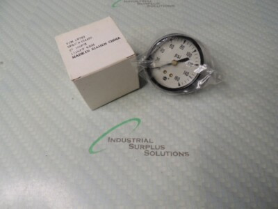 AMETEK 164490 PRESSURE GAUGE 2INCH 1/4IN NPT CBM 160PSI