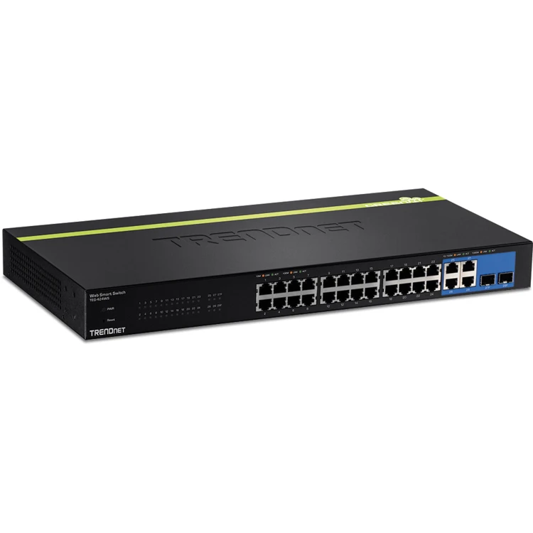 Коммутатор TRENDNET TEG-424WS, 24-Port Коммутатор TRENDNET TEG-424WS, 24-Port