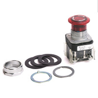 ALLEN BRADLEY 800T-JG141A 30.5MM TYPE 4/13 3 POS. SEL. SWITCH-NON-ILLUM., GRAY, METAL WING LEVER SPRING RTN FR/ BOTH