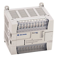 ALLEN BRADLEY 1762-L24BWA MICROLOGIX 1200, 120/240V AC POWER, (10) STANDARD 24V DC AND (4) FAST 24V DC DIGITAL INPUTS, (10) RELAY OUTPUTS