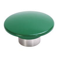 ALLEN BRADLEY 800T-N248G NON-ILLUM. METAL JUMBO MUSHROOM CAP,GREEN