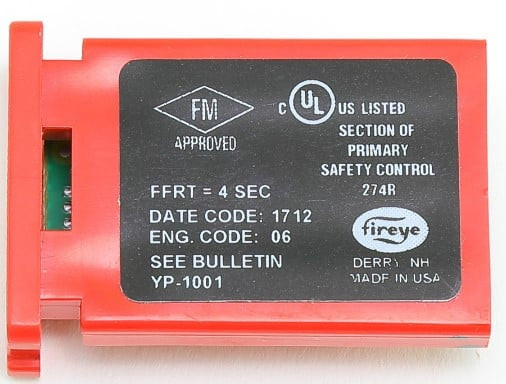 FIREYE YP100 KEYPAD SELECTABLE PARAMETERS, NON-RECYCLE OPERATION, MODULATION, OPEN/CLOSED DAMPER PROVING, 4 SECOND FFRT FIREYE YP100 KEYPAD SELECTABLE PARAMETERS, NON-RECYCLE OPERATION, MODULATION, OPEN/CLOSED DAMPER PROVING, 4 SECOND FFRT