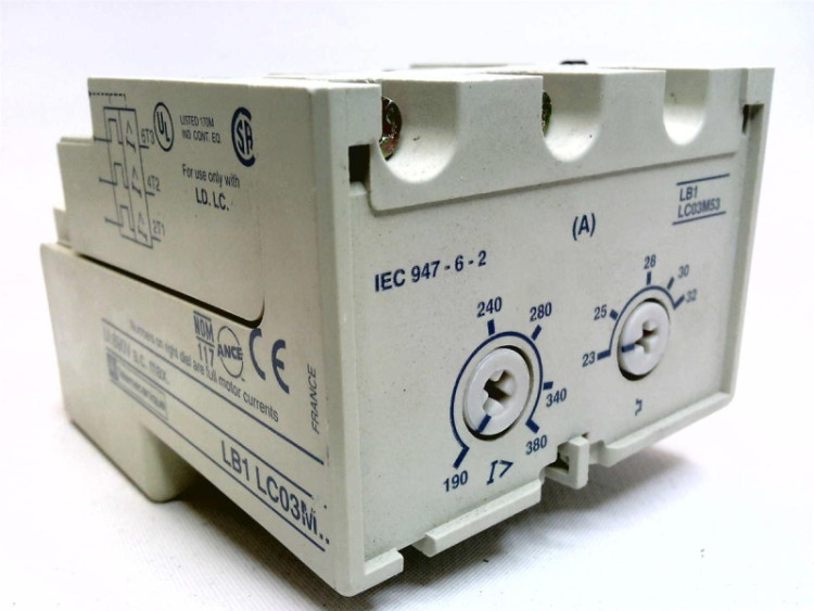 GROUPE SCHNEIDER LB1-LC03M53 INTEGRAL STARTER OVERLOAD 575VAC 23-32A IEC GROUPE SCHNEIDER LB1-LC03M53 INTEGRAL STARTER OVERLOAD 575VAC 23-32A IEC