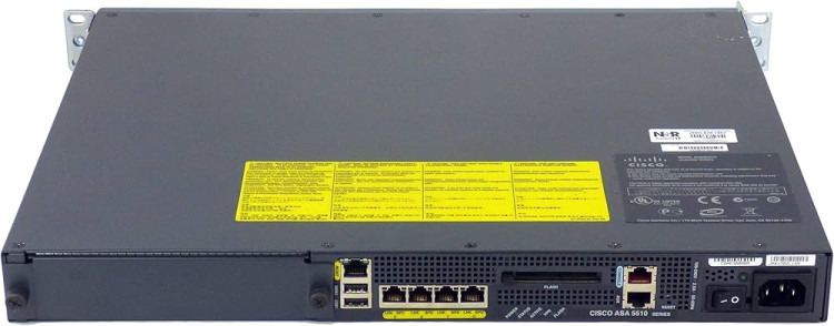 ASA 5510 Appliance with DC power, SW, 5FE, DES ASA 5510 Appliance with DC power, SW, 5FE, DES