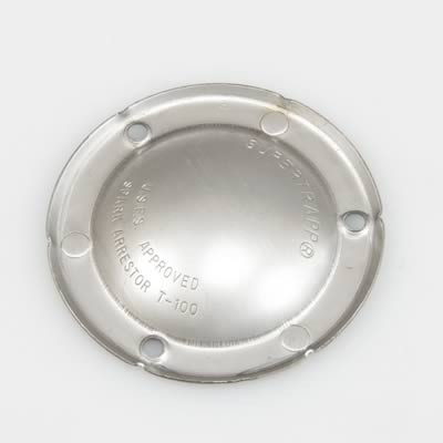 SUPERTRAPP  END CAP 3INCH CLOSED UNPOLISHED SS