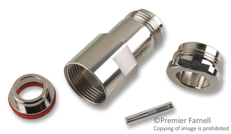 AMPHENOL (UG-23B/U) RF/COAXIAL N JACK STR 50OHM CLAMP/SOLDER; CONNECTOR TYPE:N COAXIAL; BODY STYLE:STRAIGHT JACK; COAXIAL TERMINATION:SOLDER / CLAMP; IMPEDANCE:50OHM; RG AMPHENOL (UG-23B/U) RF/COAXIAL N JACK STR 50OHM CLAMP/SOLDER; CONNECTOR TYPE:N COAXIAL; BODY STYLE:STRAIGHT JACK; COAXIAL TERMINATION:SOLDER / CLAMP; IMPEDANCE:50OHM; RG