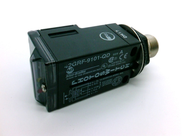 ALLEN BRADLEY 42GRF-9101-QD PHOTOELECTRIC 5PIN INPUT 20-40VAC 10-55VDC 4VA