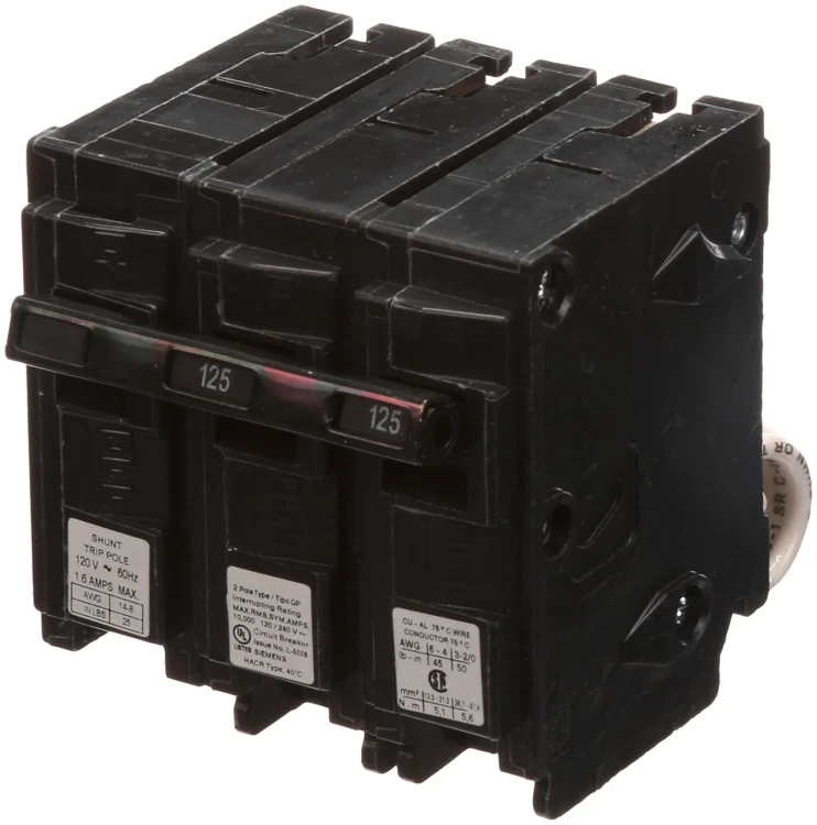 BREAKER 125A 2P 120/240V 10K QP 120V ST BREAKER 125A 2P 120/240V 10K QP 120V ST