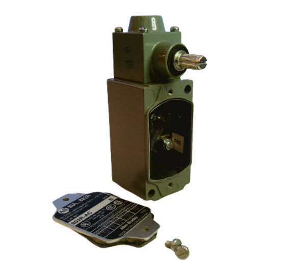 ALLEN BRADLEY 802R-AC LIMIT SWITCHES, LEVER TYPE, SPRING RETURN, SEALED CONTACT, CLOCK- OR COUNTERCLOCKWISE, TORQUE TO OPERATE 0.34 NM, 16DEG TRAVEL TO OPERATE, 9DEG TRAVEL TO RESET, NC ALLEN BRADLEY 802R-AC LIMIT SWITCHES, LEVER TYPE, SPRING RETURN, SEALED CONTACT, CLOCK- OR COUNTERCLOCKWISE, TORQUE TO OPERATE 0.34 NM, 16DEG TRAVEL TO OPERATE, 9DEG TRAVEL TO RESET, NC