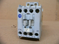 ALLEN BRADLEY 100-C16ZJ01 CONTACTOR, SCREW TERMINALS, 7.5KW/400V, COIL 2 TERMINALS, COIL TERMINALS AT LINE SIDE, CONTROL VOLTAGE 24V DC, 1 N.C. AUXILIARY CONTACT, SINGEL PACK