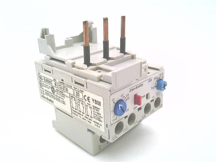 ALLEN BRADLEY 193-EA5HC SOLID STATE OVERLOAD RELAY,AUTOMATIC / MANUAL RESET,12-37A